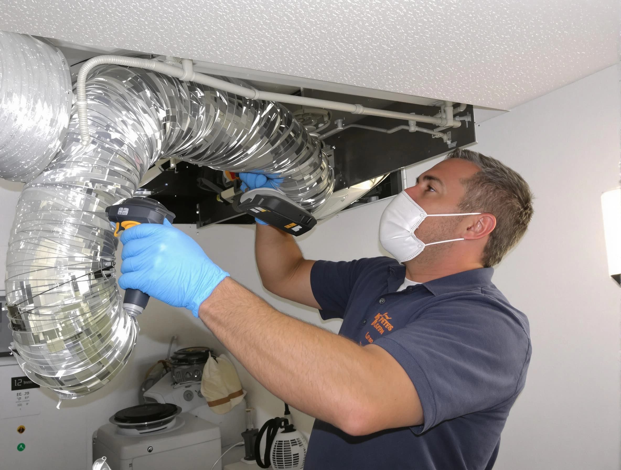 Scott Dryer Vent Cleaning professional performing thorough residential dryer vent cleaning in Scott