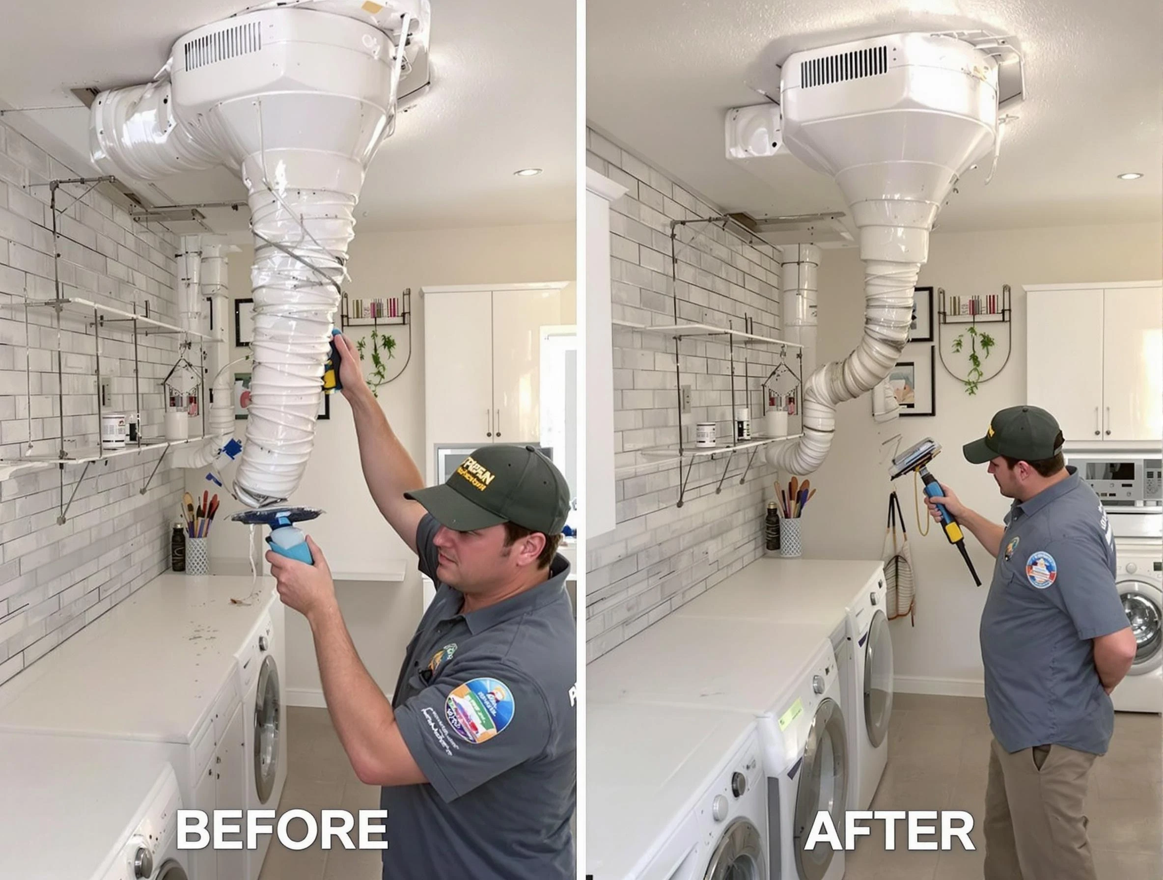 Professional dryer exhaust vent cleaning by Scott Dryer Vent Cleaning in Scott
