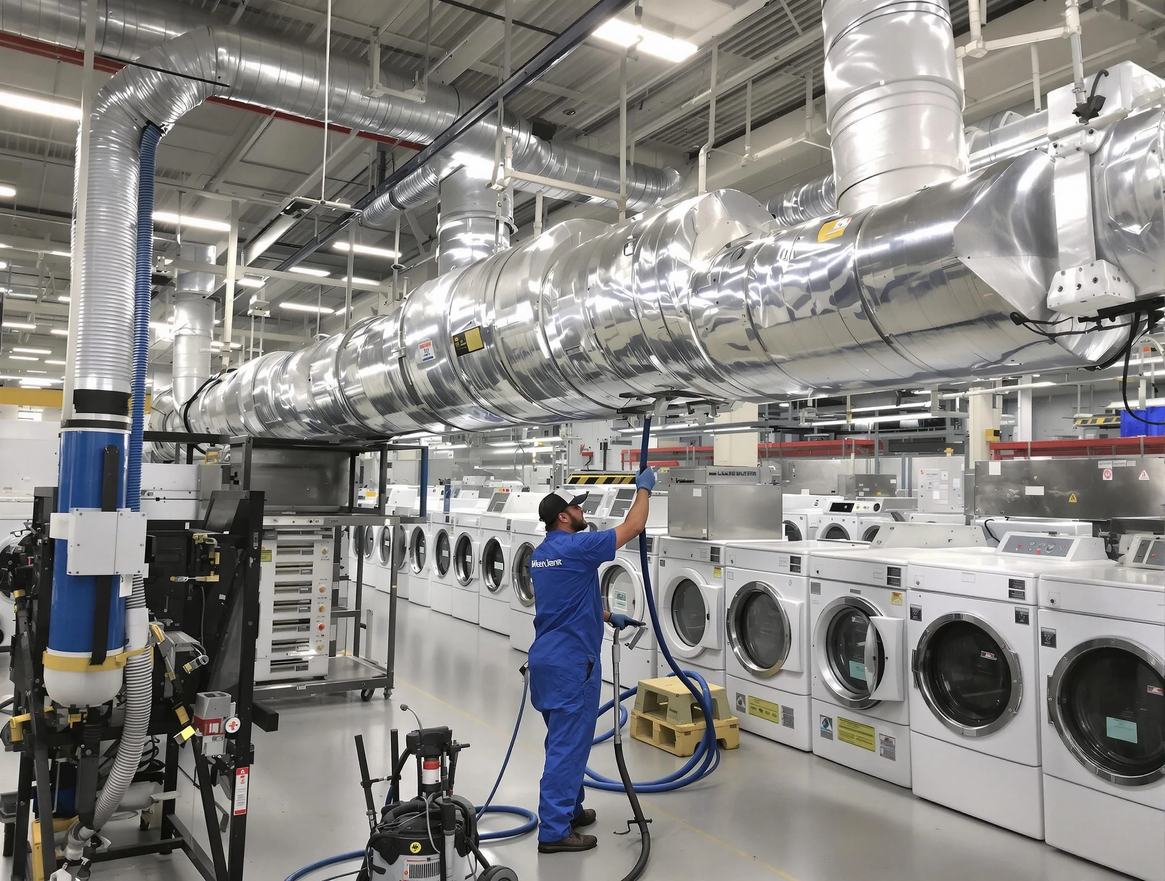 Scott Dryer Vent Cleaning team performing heavy-duty industrial dryer vent cleaning in Scott